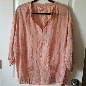 Madewell boho blouse